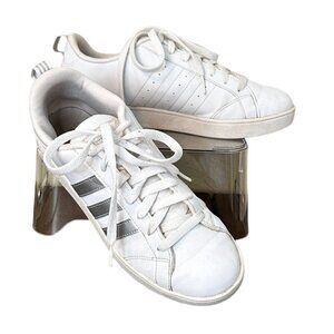 ADIDAS VS ADVANTAGE Sneakers Court Shoes Silver Stripe - 8.5